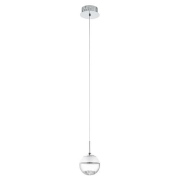 Hängeleuchte LED-HL/1 CHROM/KLAR-SAT MONTEFIO 1