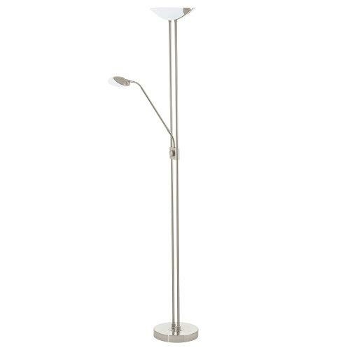 EGLO Stehleuchte LED-STL M.LESEL.NICKEL-MATT 'BAYA LED'