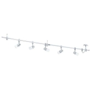 System HV-SCHIENE/5 GU10 ALU/WEISSVILANOVA