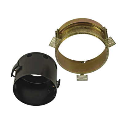 AIXLIGHT PRO FLAT FRAMELESS 1 ROUND Einbaurahmen, inkl. Einbau-Kit, schwarz