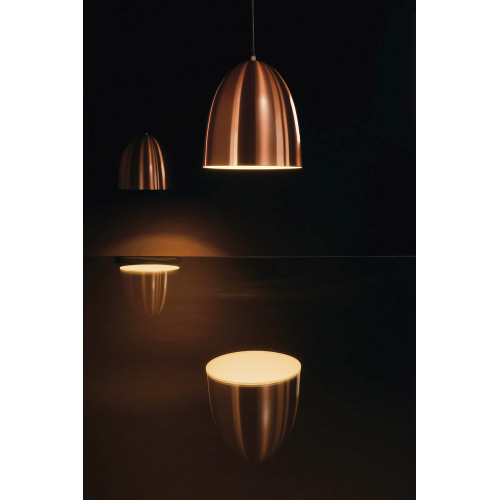 SLV PARA CONE 30 Pendelleuchte, rund, kupferfarben/gebürstet, E27, max. 60W