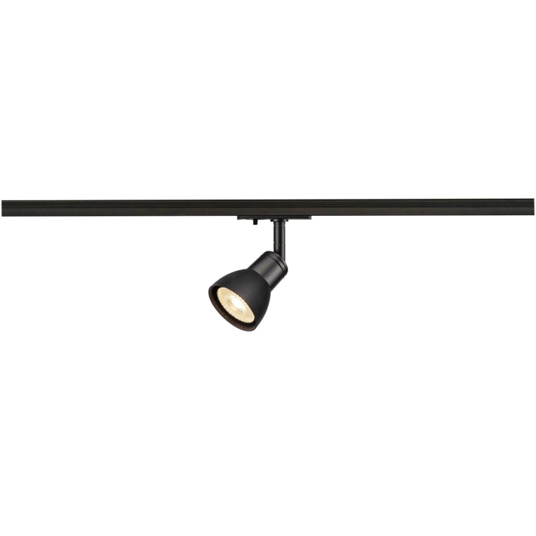 SLV PURIA Track 1~ Spot schwarz GU10 QPAR51 max. 50W inkl. 1P.-Adapter