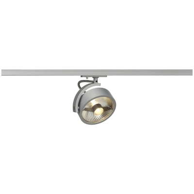 SLV KALU TRACK 1~ Spot silbergrau QPAR111 max. 75W inkl. 1Phasen-Adapter