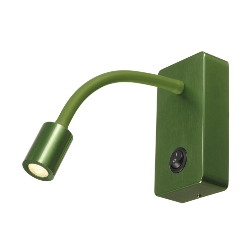 SLV PIPOFLEX Wandleuchte, grün, 4W LED, 3000K