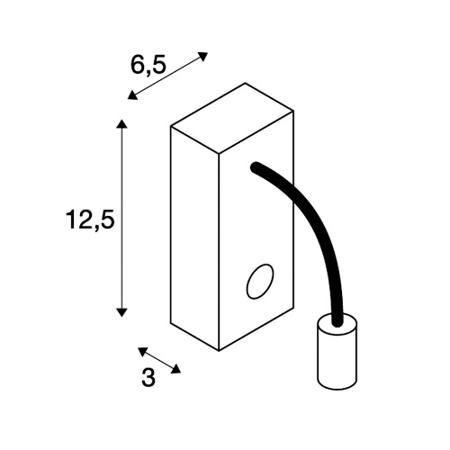 SLV PIPOFLEX Wandleuchte, grün, 4W LED, 3000K