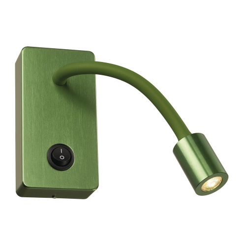 SLV PIPOFLEX Wandleuchte, grün, 4W LED, 3000K