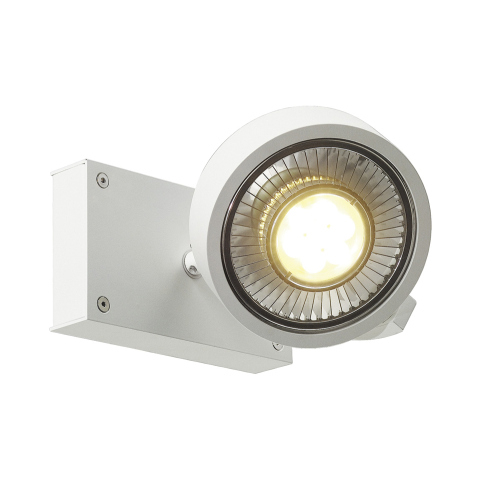 SLV KALU 1 QPAR Deckenleuchte, mattweiss, ES111, max. 75W