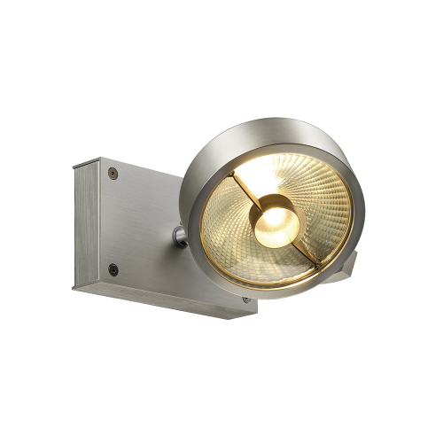 SLV KALU 1 QPAR Deckenleuchte, alu-gebürstet, ES111, max. 75W