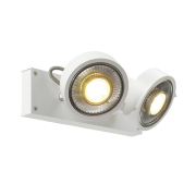 KALU 2 QPAR Deckenleuchte, mattweiss, ES111, max. 2x75W