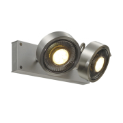 KALU 2 QPAR Deckenleuchte, alu-gebürstet, ES111, max. 2x75W