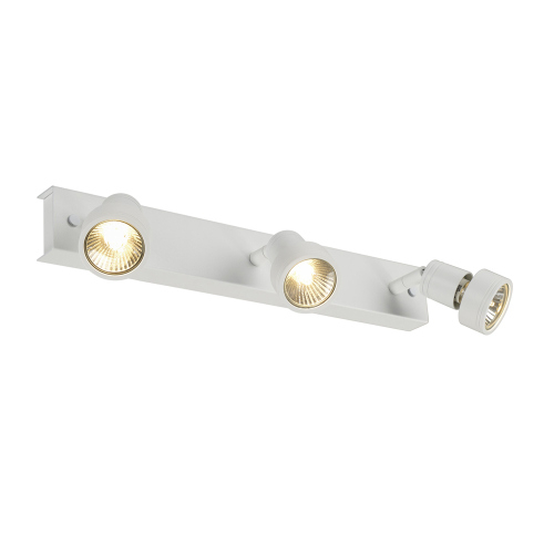 SLV PURI 3 Deckenleuchte, mattweiss, 3xGU10, max. 3x50W, mit Decoring