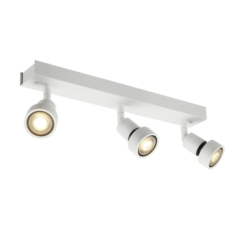 SLV PURI 3 Deckenleuchte, mattweiss, 3xGU10, max. 3x50W, mit Decoring