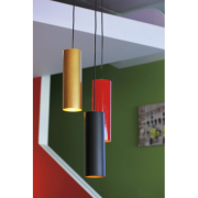 ENOLA Pendelleuchte, rund, goldfarben, E27, max. 60W