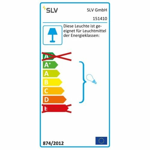 SLV OSSA R7s 300 Wandleuchte, oval, matt black, R7s 118mm, max. 120W, up/down