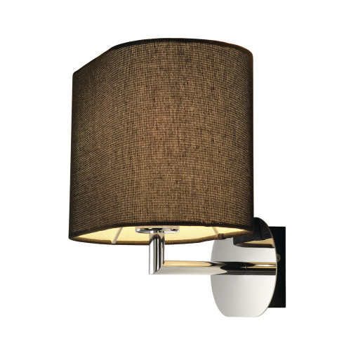 SLV SOPRANA OVAL Wandleuchte WL-1, schwarzes Textil, E27, max. 60W