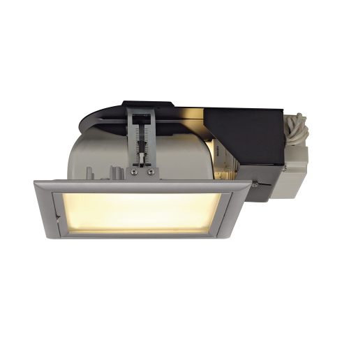 SLV QUOR 52 EVG Downlight, silbergrau, TC-DE, 2x26W