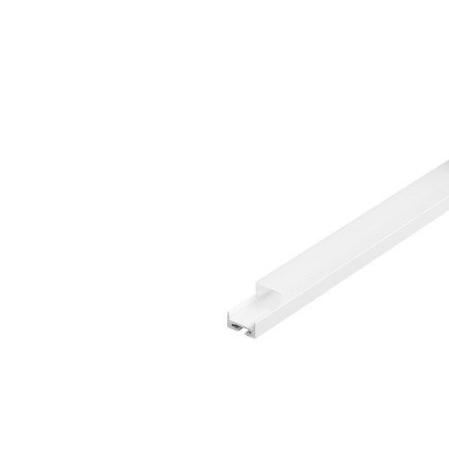 SLV ALUMINIUM PROFIL, weiss, 1m, mit weisser Abdeckung
