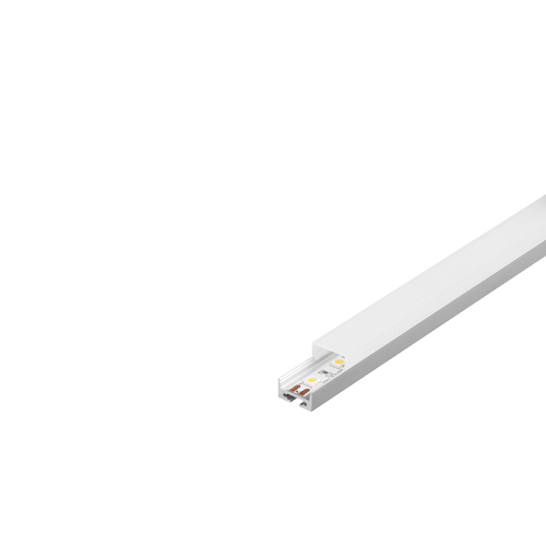 SLV ALUMINIUM PROFIL, alu eloxiert 1m, mit weisser Abdeckung