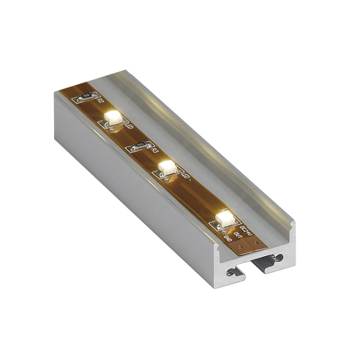 SLV ALUMINIUM PROFIL, alu eloxiert 1m, mit weisser Abdeckung