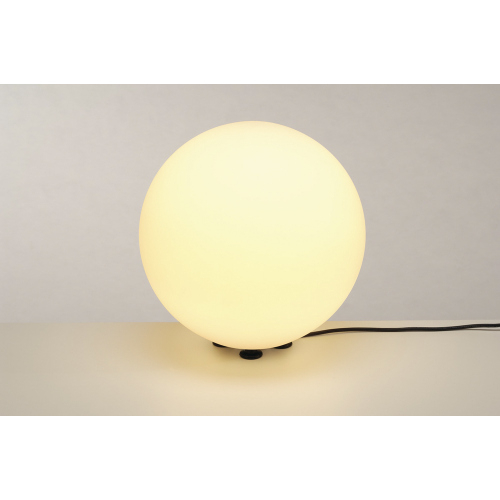SLV ROTOBALL FLOOR 40 Outdoor Kugelleuchte weiß IP44 E27 max. 24W mit Netzstecker