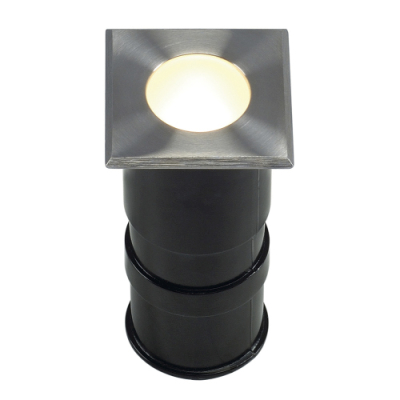 SLV POWER TRAIL-LITE square, Edelstahl 316, 1W LED, 3000K, IP67