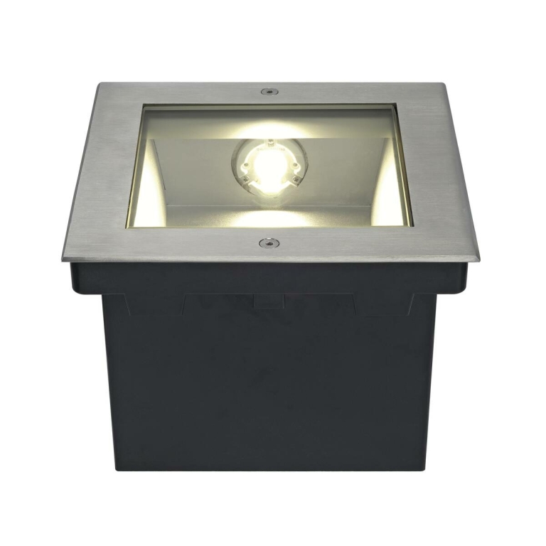 SLV DASAR® 255 LED SQUARE Bodeneinbauleuchte 3000K IP67 31W asymmetrisch edelstahl 316