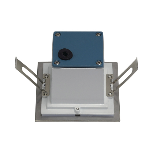 SLV FRAME OUTDOOR 16 LED Wandeinbauleuchte, quadratisch, Edelstahl, weiss