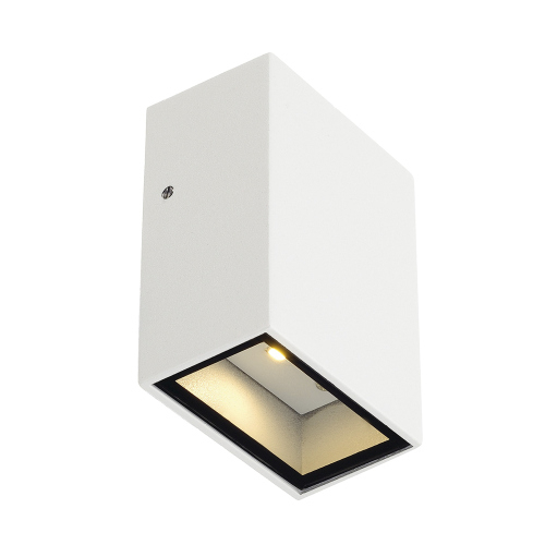 SLV QUAD 1 Wandleuchte, eckig, weiss, LED, 1x3W, 3000K