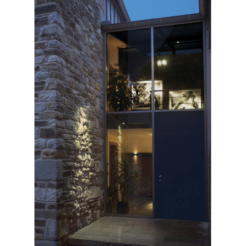 SLV NEW MYRA WALL Wandleuchte, silbergrau, GU10, max. 50W, IP55