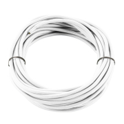 Textilkabel, 3-polig, 10m, weiss
