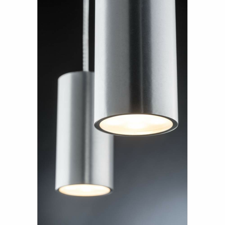 Paulmann URail LED Pendelleuchte Barrel Chrom matt 6W 2700K 370lm 230V (LED fest verbaut)