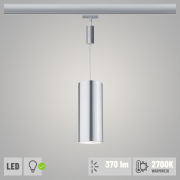 URail LED Pendelleuchte Barrel Chrom matt 6W 2700K 370lm 230V (LED fest verbaut)