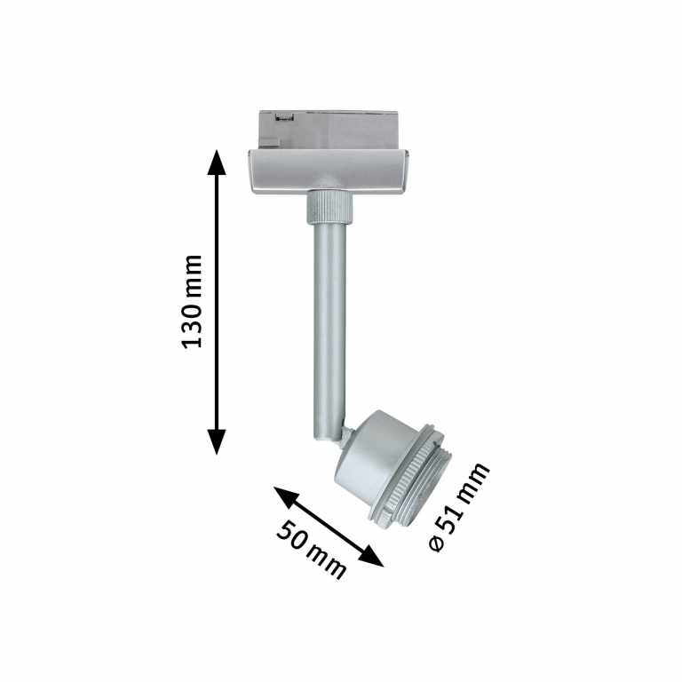Paulmann URail DecoSystems Spot GZ10 max. 40W chrom matt (inkl. Leuchtmittel 1x 3,5W 2700K)