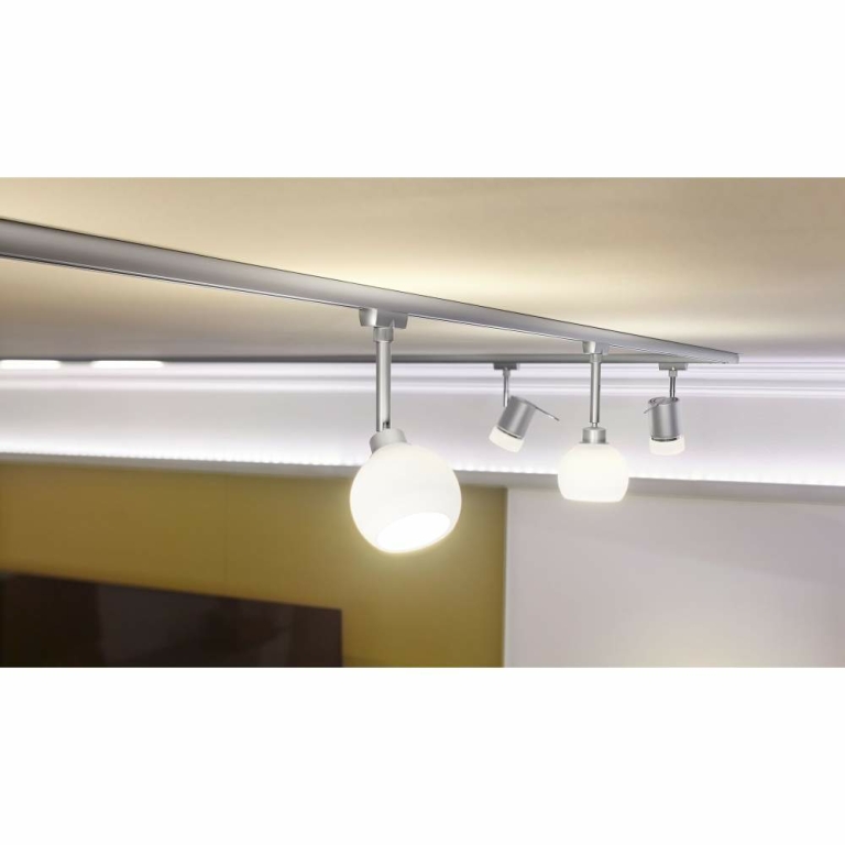 Paulmann URail DecoSystems Spot GZ10 max. 40W chrom matt (inkl. Leuchtmittel 1x 3,5W 2700K)