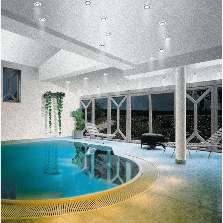Paulmann Premium LED Einbauleuchte IP44 rund 79mm GU10 max. 50W 230V dimmbar Weiß