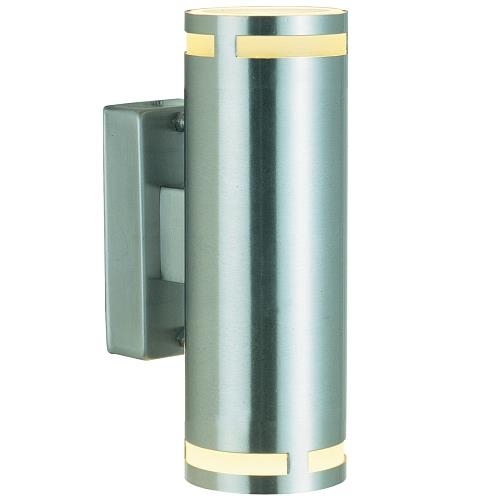 Nordlux Doppel Wand Can Edelstahl