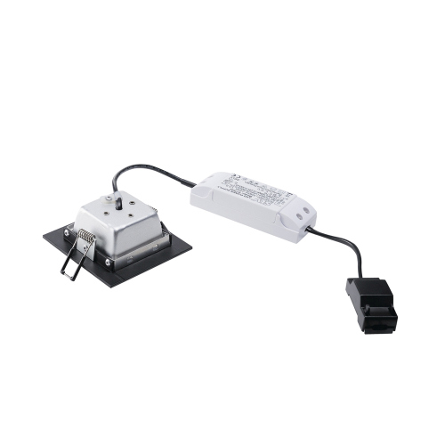 SLV FRAME BASIC, LED Set, Downlight, mattschwarz, 6W, 3000K, inkl. Treiber