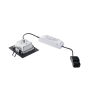 FRAME BASIC, LED Set, Downlight, mattschwarz, 6W, 3000K, inkl. Treiber