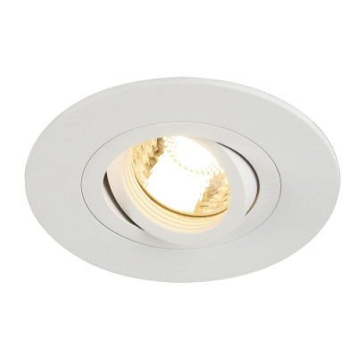 NEW TRIA XL ROUND GU10 Downlight, mattweiss, max. 50W,...