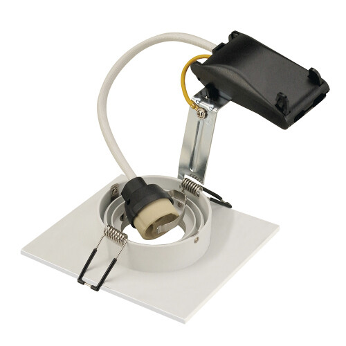 SLV NEW TRIA XL SQUARE GU10 Downlight, mattweiss, max. 50W, inkl. Clipfedern