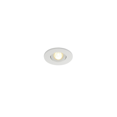 SLV NEW TRIA MINI DL ROUND SET, Downlight, mattweiss, 30°, 3000K, inkl. Treiber, Clipfed.