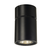 SUPROS CL, Deckenleuchte, rund, schwarz, 3000lm, 3000K SLM LED, 60° Reflektor