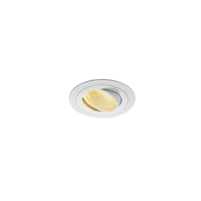 NEW TRIA LED DL ROUND Set, mattweiss, 12W, 38°,2700K,inkl. Treiber,Clipf.