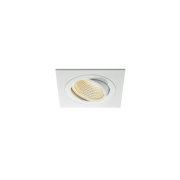 NEW TRIA LED DL SQUARE Set, mattweiss, 12W, 38°,3000K,inkl. Treiber,Clipf.