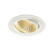 NEW TRIA LED DL ROUND Set, mattweiss, 25W, 30°,2700K,inkl. Treiber,Clipf.