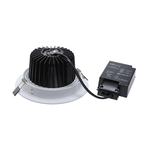 SLV NEW TRIA LED DL ROUND Set, mattweiss, 25W, 30°,3000K,inkl. Treiber,Clipf.