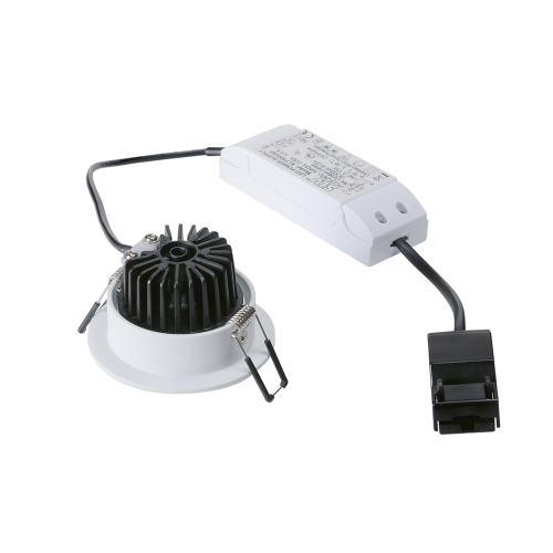 SLV NEW TRIA 68 LED DL ROUND Set, mattweiss, 9W, 38°, 3000K, inkl. Treiber
