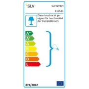 SLV 115521 KADUX 2 GU10 Downlight eckig mattweiss max. 2x50W Lampen1a