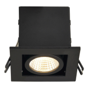 KADUX LED Single DL Set, mattschwarz, 38°, 3000K, inkl. Treiber