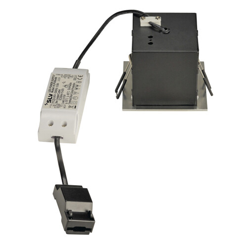 SLV KADUX LED Single DL Set, alu-brushed, 38°, 3000K, inkl. Treiber